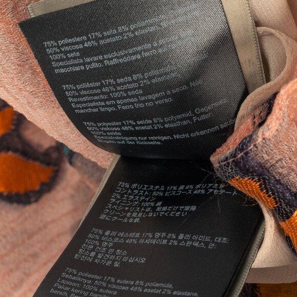 Roland Mouret PS/18 Thomas Pale Pink-Multi Iris Fils Coupe Top - Picture 12 of 13